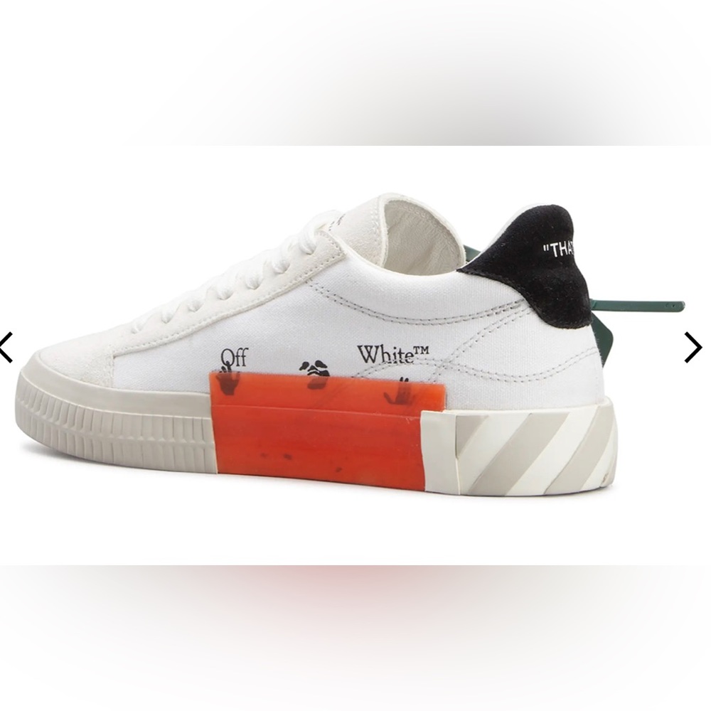 Off White Vulcanized Sneaker